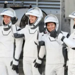 NASA astronauts return